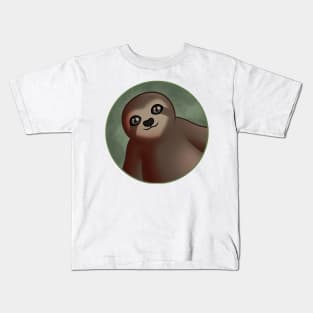 say hi sloth Kids T-Shirt